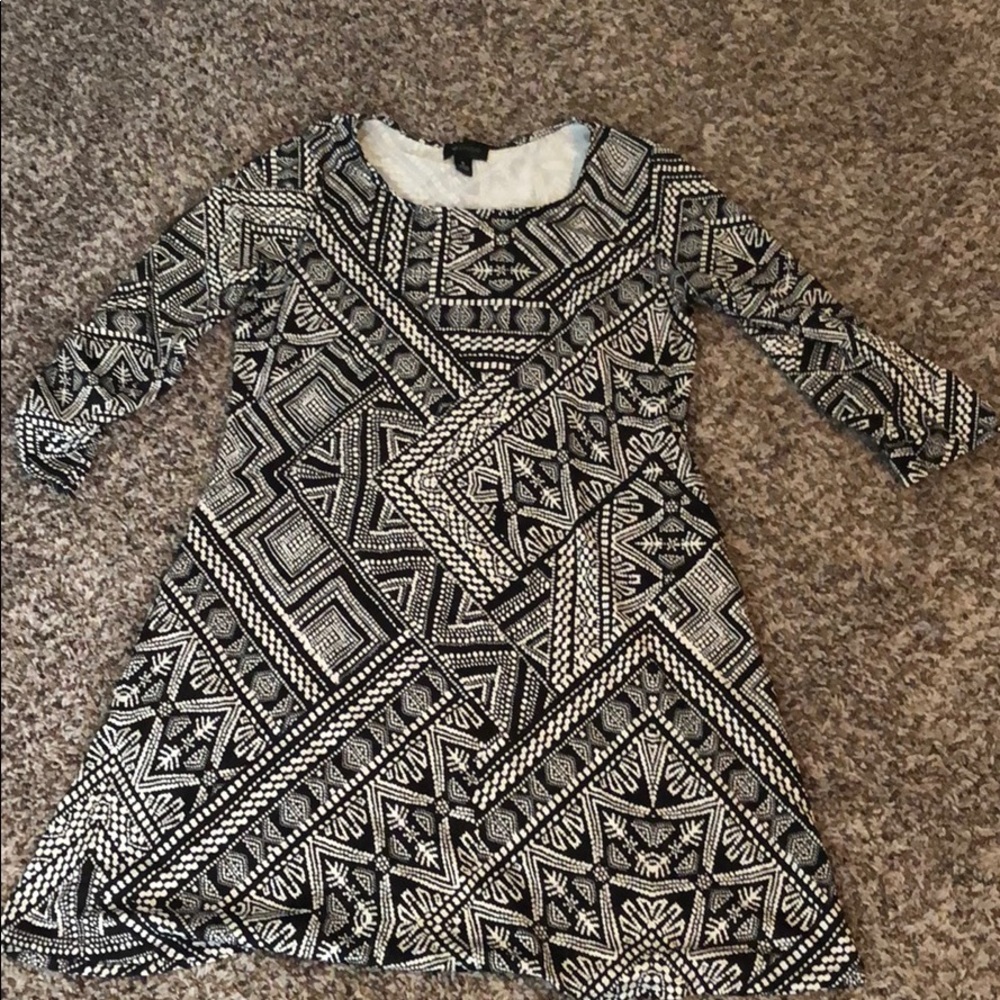 Aztec print dress